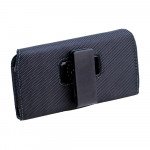 Wholesale iPhone 6s Plus 5.5 Horizontal Rugged 360 Belt Clip Pouch (Black)